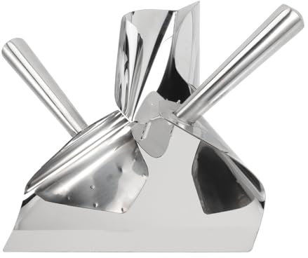 Hoement Cuchara Inoxidable Para Papas Fritas Granos De Cocina Alimentos Utensilio Versátil y Fácil De Transportar
