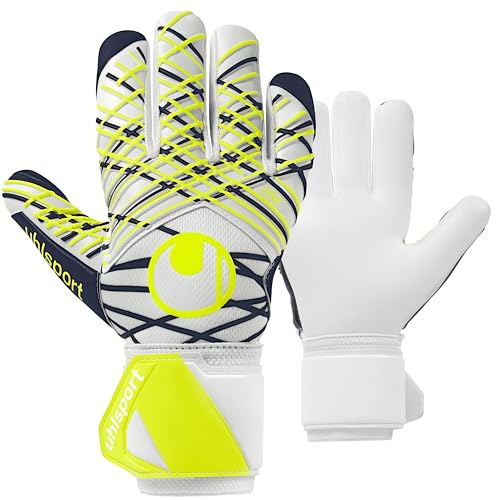 uhlsport Classic Absolutgrip HN Pro Jr. Målvaktshandskar för barn och män, målvaktshandskar, fotbollshandskar med handledsfixering och förbättrad dämpning