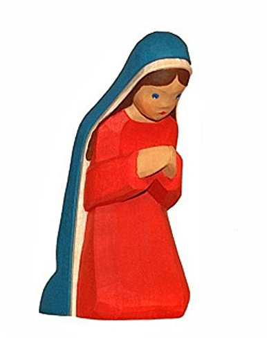 Maria (handgeschnitzte Krippenfigur)