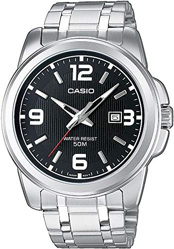 Casio Men's Analogue Quartz Watch with Stainless Steel Bracelet MTP-1314PD-1A