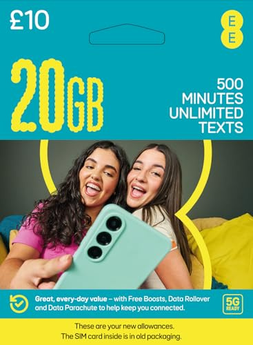 EE 10 Pound Data Pack Pay As You Go SIM