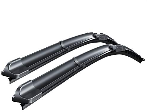 Mossa Escobillas limpiaparabrisas para la luna delantera adecuadas para Mercedes-Benz Classe C W204 (01.2007-12.2014) - escobillas plana Premium