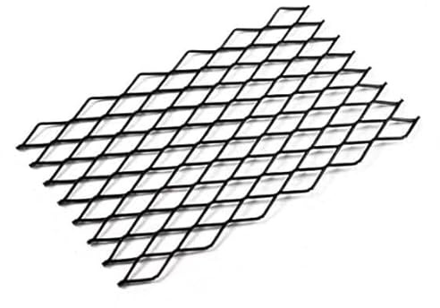 Fireplace Grate Ember Retainer 12 * 8in, Heavy Duty Solid Steel, Add Support to Fire Logs on Grate, Black