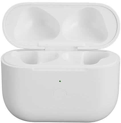 Étui de Chargement pour Écouteurs iOS 3ème Génération, avec Bouton de Synchronisation et d'Appairage Bluetooth, Charge Filaire et sans Fil