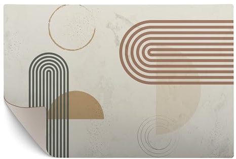 murando - Vinyl Teppich 120x80 cm, rutschfest, Wohnzimmer, Küche, Flur | PVC-Vinylteppich, rutschfest, wasserabweisend, ideal für Küche oder Flur, strapazierfähig, pflegeleicht, langlebig, robust