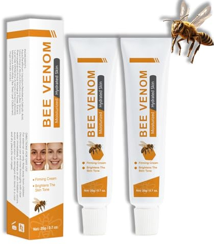 2PC Bee Venom Cream - Bo-Tox Face Cream - Bee Venom Anti Wrinkle Face Cream For Hydrating & Moisturizing - Face & Neck Cream For Reducing Wrinkles And Soften Skins