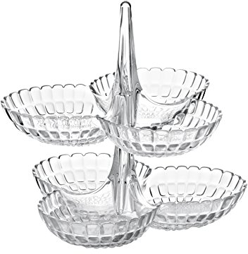 Set 2 gusci Hors-d'oeuvre trasparenti. Guzzini 19920100 Tiffany
