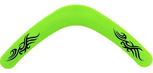 Blue Frog Toys Bumerang-Spielzeug in Neonfarbe, 40 cm, einzeln in zufälliger Farbe erhältlich