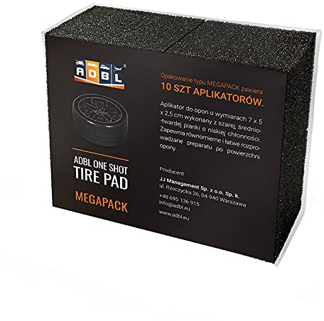ADBL 10x One Shot Tire Pad Auftragsschwamm Applikatorschwamm Auftragpad