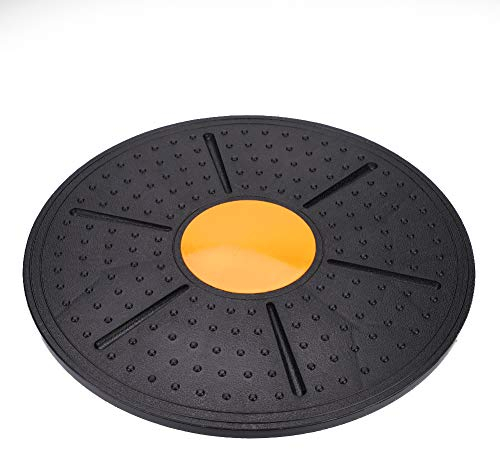 Balance Board Physiotherapie Wobble Yoga Balance Pad für Übungen, Fußmassage Unterstützung für Übungen, Fitnessstudio, Sport Performance Enhancement, Reha, Training(Orange)