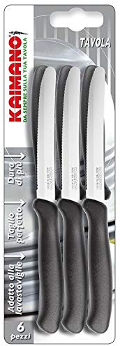 Kaimano FISKARS Coltello TAVOLA Set 6PZ Marrone ITALICUSKAIMANO