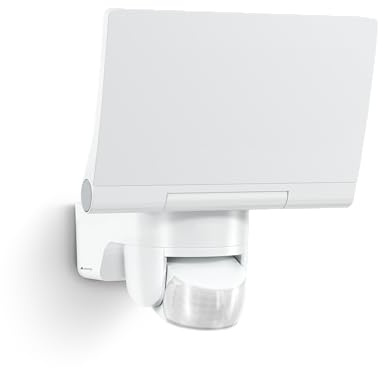 Steinel LED-strålkastare XLED Home 2 SC vit, spotlight fullt svängbar, 13,7 W, 180° rörelsedetektor, 10 m räckvidd, 1550 lm