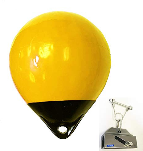 KUFA Sports Anchor Lift & 15 (Diameter) Buoy Combo, Anchor Puller, Shrimp Pot Puller, Prawn Trap, Puller Pot Lift (KAL10+KAL7+A38Y)