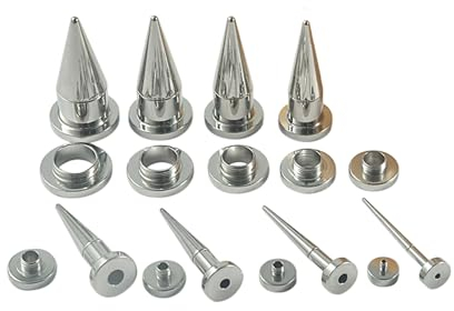 ANAZOZ Tunnel 2mm-10mm, Ohr Flesh Plug Edelstahl 9 Stück Dehnstäbe Tunnel Herren, Ohr Expander Ohrringe Silber