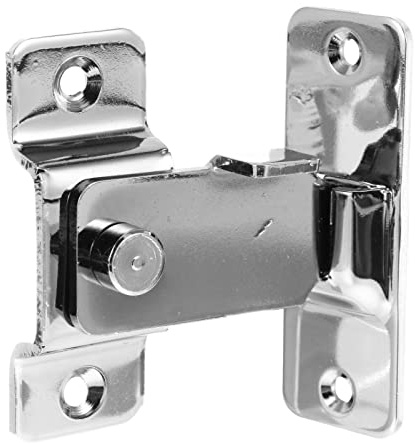 HORIALENCE Verrou de Porte Acier Inoxydable à Angle Droit pour Fenêtres Portes Coulissantes et Portails Installation Facile et Durable Corrosion