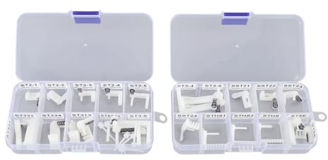Segrehy Professional Hard Drive Magnetic Head Replacement Tool Set High Precision Data Recovery Equipment for ST Hard Disk Repair ABS Material 29 Pcs with Storage Box