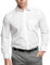 Double TWO Men's Dress Shirt Long Sleeve Business Casual Classic Fit Formal Shirt with Pocket - White, 21in Collar