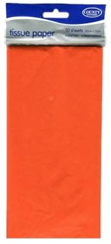 Arancione carta velina 10 fogli 50 x 70 Buy 3 Get 1 free