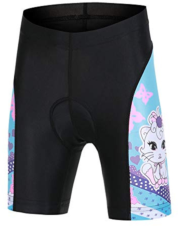 YFPICO Enfant Maillot de Cyclisme Vélo VTT Vêtements Manches Courtes Short Cuissard Séchage Respirant, Bleu, 9-10 Ans/L