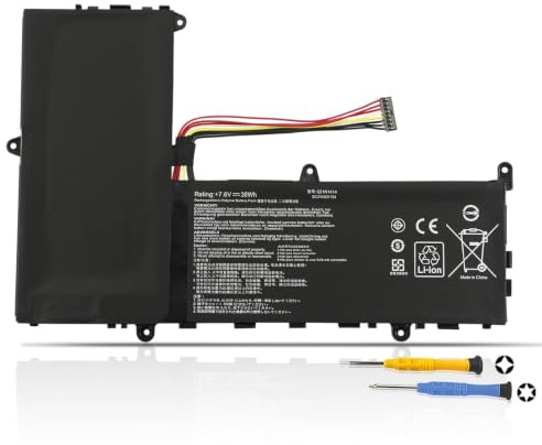 K KYUER C21N1414 Batterie pour ASUS EeeBook X205 F205 X205TA F205TA X205T | F205T F205TA-FD0063TS FD0065TS X205TA-BING-FD015BS FD024BS FD027BS FD0060TS FD0061TS C21PQ91 CKSE321D1 Laptop Battery