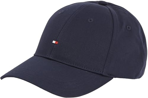 Tommy Hilfiger Gorra de Béisbol para Niños y Niñas Unisex Small Flag, Azul (Space Blue), S-M