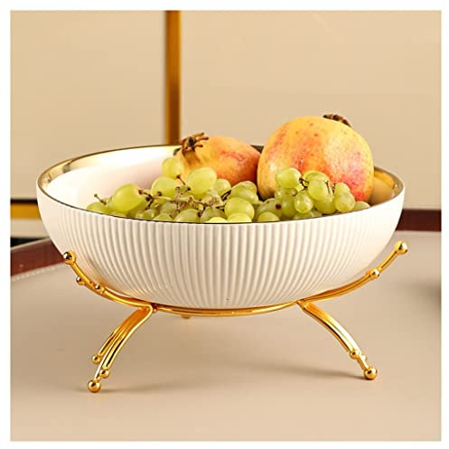 Cesto di Frutta Portafrutta Ciotola di frutta in ceramica, cesto di frutta moderno for frutta verdure di pane snacks, cestino portatori di frutta pratico for il contatore della cucina Fruttiera Cestin