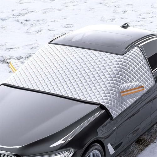 MALVCD Protector de Granizo para Hiver et été | Protection Antigel 200 x 100 cm | Bâche Anti Givre, Cubierta Parabrisas Protector Hielo Parabrisas Coche Sol Sombra Magnético Plegable Accesorios