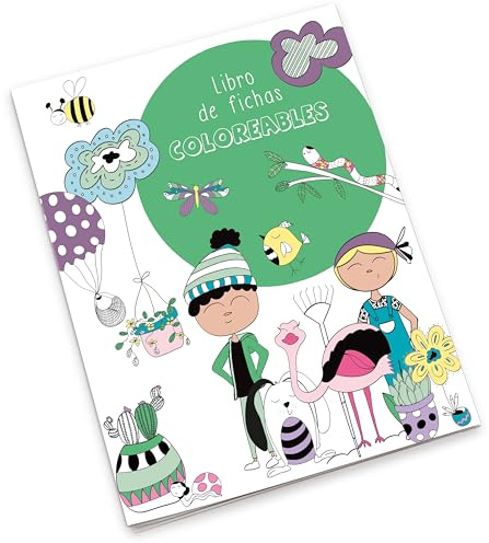 Libro para Colorear Educativo para Niños – 47 Dibujos Grandes y Divertidos – Ideal para Regalo y Relajación – FORLETTER