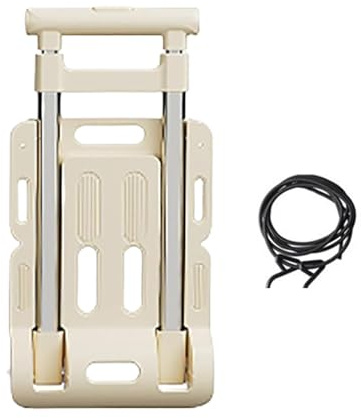 ETUCYNG Carro de mano plegable - 100 kg de capacidad Carro de transporte portátil - Carro de equipaje ajustable en altura - Para viajes, aeropuerto, compras, alimentos, garaje y