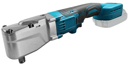 1/2 tum 280 Nm borstlös sladdlös vinkelskruvmejsel kompatibel med MK 18 V, elektrisk slagnyckel med högt vridmoment, 15 000 varv/min steglös varvtalsreglering (blå)