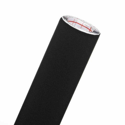 d-c-fix papier adhésif pour meuble velours Noir - film autocollant décoratif rouleau vinyle - pour cuisine, porte, table - décoration revêtement peint stickers collant - 45 cm x 1 m