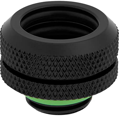 Connettori XF Hardline per tubi rigidi con diametro esterno di 14mm, pacco da quattro, nero