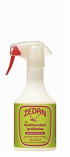 RL24 Zedan SP - Insektenschutz Sprühlotion | gegen Bremsen, Fliegen & Mücken | Fliegenspray Pferd & Reiter | Fliegenschutz mit Geraniol & Zedernholzöl | 1 x 500 ml Spray
