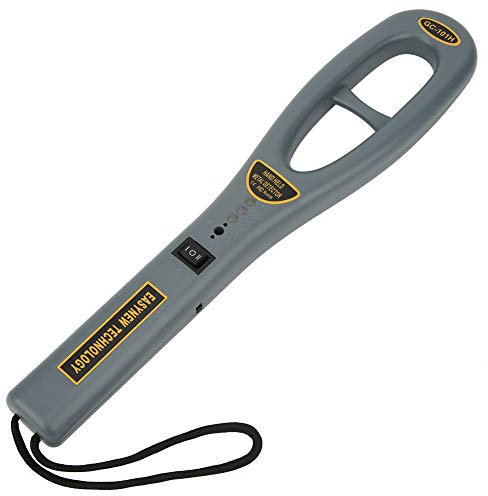 Metal Detector Handheld Scanner Tool High Sensitivity Security Scanner for Safety Check and Detection, 3 Color Indicators, Audio, Vibrator, and Wrist Strap