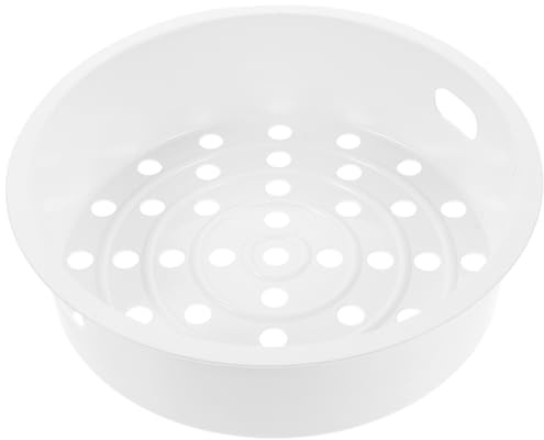 OSALADI 5l Rice Cooker Steamer Basket Insert, Household Multi-function Kitchen Food Steamer Rack for Meat and Vegetables Compatible with 5l Spherical Pot, Asian Steam Cooking Accessory