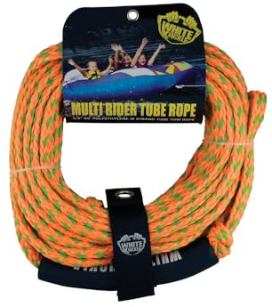 Tubing Rope for Boat, Heavy Duty Tube Tow Rope 60FT, 1-4 Rider Tow Rope for Tubing, 4150 LBS Break Strength, Heavy Duty Marine Tow Rope