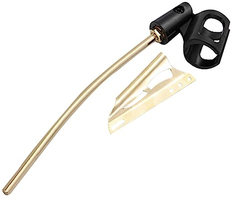 Milisten Praktische Abs Mikrofonklemme für Saxophon Mikrofonhalter mit Rundem Clip für 2,5-3,5cm Durchmesser Geeignet für Bühnenauftritte und Kabellose Mikrofone