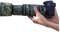 CHASING BIRDS Camouflage Waterproof Lens Coat for CANON RF 100-400mm F5.6-8 IS USM Rainproof Lens Protective Cover (Green Leaf Camouflage, With Extender RF 1.4X & 2X)