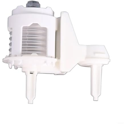 EffiFish Panel de tanque de agua de plástico, interruptor de botón neumático de doble descarga para tanques ocultos, blanco