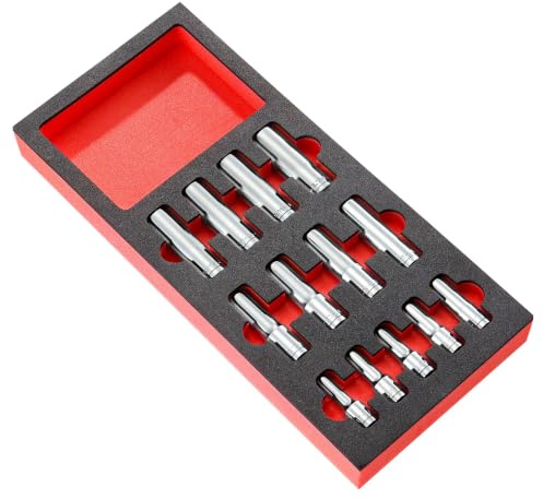 FACOM MODM.S161-212U Module Mousse douilles 12 Pans, Gris, 1/2
