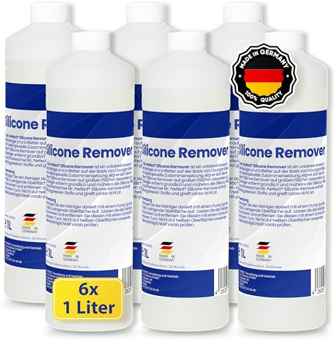 Mr. Perfect® - Silikonentferner 6x1l | Wachsentferner für Autolack| Der Silikonreiniger entfernt mühelos Fette, Öle & Silikon | Effektive Reinigung | Für große Flächen geeignet