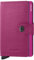 SECRID Portafoglio Miniwallet Crisple MC Viola Fucsia Profondità 2.1 cm Lunghezza 6.5 cm Altezza 10.2 cm Pelle