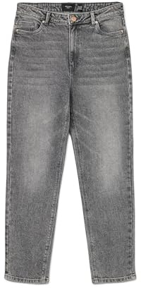 Bestseller A/S VMLINDA HR MOM GU214 GA NOOS jeans, medium grå denim, 28/30, Medium Grey Denim, 28W x 30L