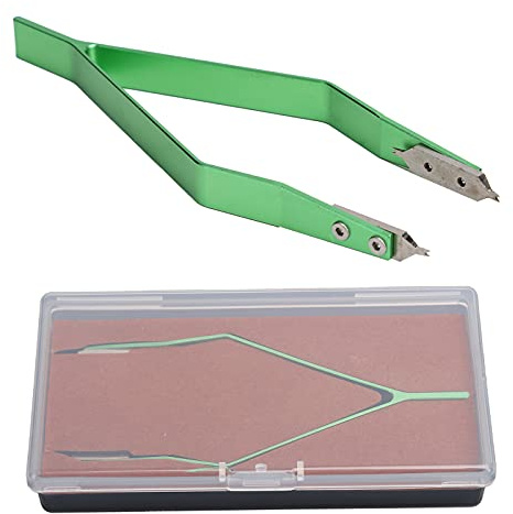 Pinzas profesionales para muelles de reloj, herramienta de reparación | Material de aleación, diseño preciso para cambiar correas, herramientas útiles para reparaciones en casa y viajes