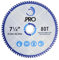 .PRO Circular TCT Fine Cutting Saw Blade 185mm x 80Teeth x22mm Bore (20,16mm reduction rings) Compatible with Makita, Dewalt, Bosch, Milwaukee, Evolution & More