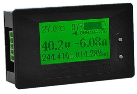 DC 8-200V 500A Voltmetro Amperometro Batteria For Auto Tester Coulometro Capacità Elettricità Tensione Misuratore Di Potenza Monitor(200A With Shunt)