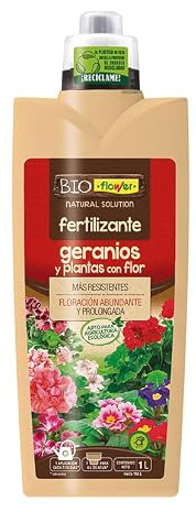 Flower Fertilizante geranios y Planta Flor 1 l ecologico 70653