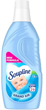SOUPLINE - Adoucissant Dilué Grand Air - Parfum 3D Révolutionnaire et Fraîcheur 30 Jours - Assouplissant linge - Efficace même à froid - Format 1,5L