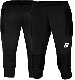 Reusch Contest 3/4 Short Advance Junior 3/4 pour Les Gardiens de But pour éviter Les blessures notamment Lors des plongeons sur terrains durs, avec Un Bon Ajustement.