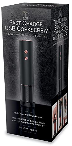 Bar Originale Fast Charge USB Electric Corkscrew